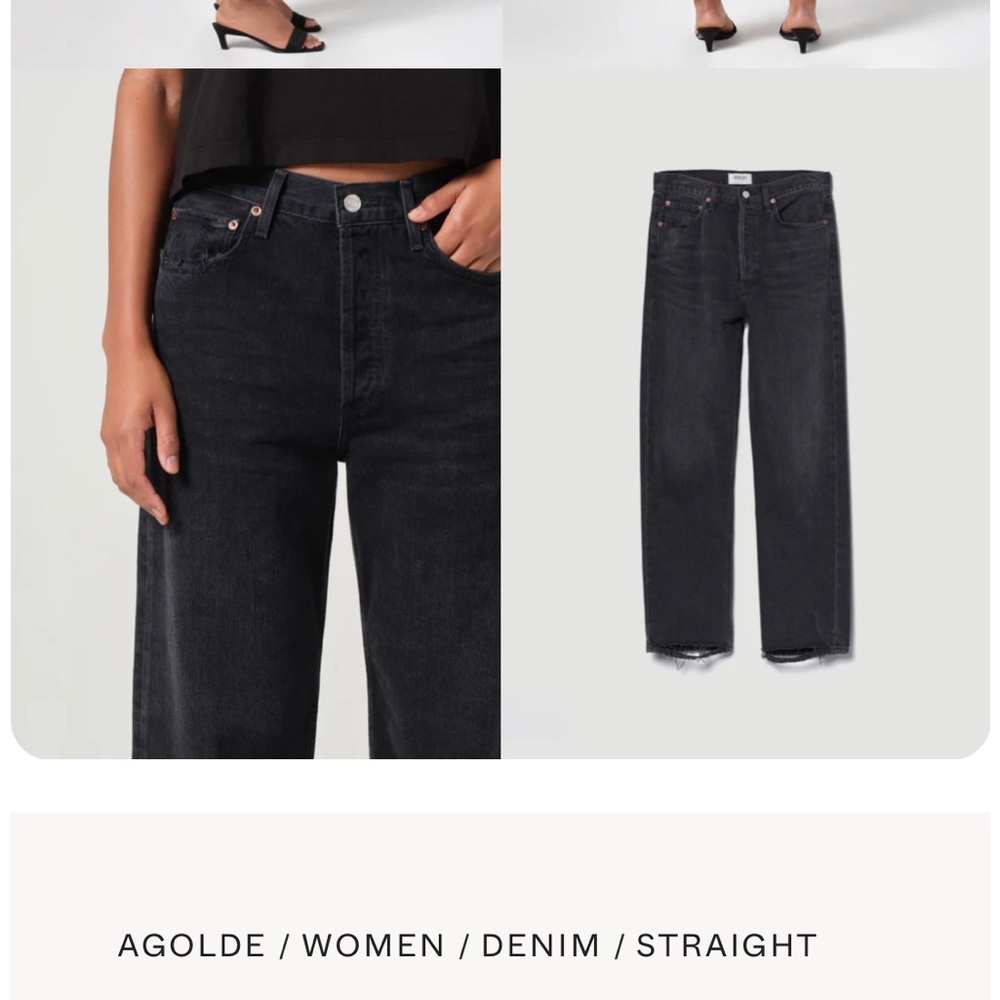 Agolde 90’s crop - Picture 5 of 6